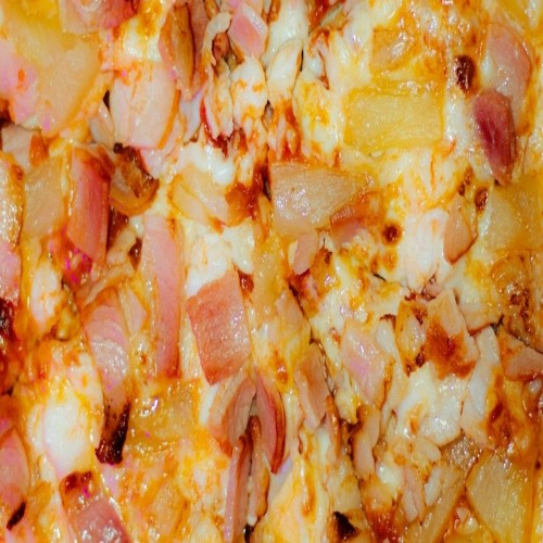 Spicy Pepperoni Pineapple Pizza 